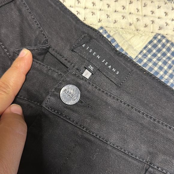 Risen jeans high rise cargo boyfriend pants - Picture 6 of 14